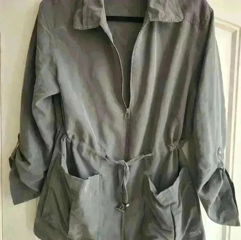 Apt.9 Women's Gray, Draw String, Light Weight, Zi… - image 5